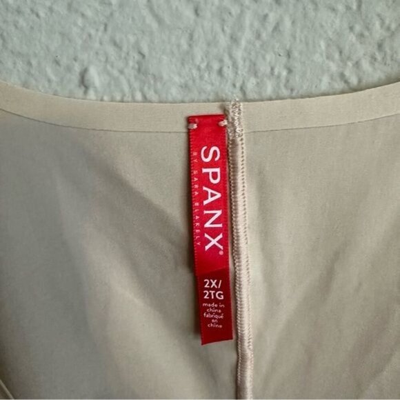 Spanx SPANXshape Invisible Tank Brief Bodysuit Tan Size 2X - Picture 7 of 9
